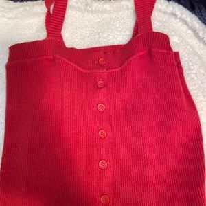 Red Brandy Melville Tank top